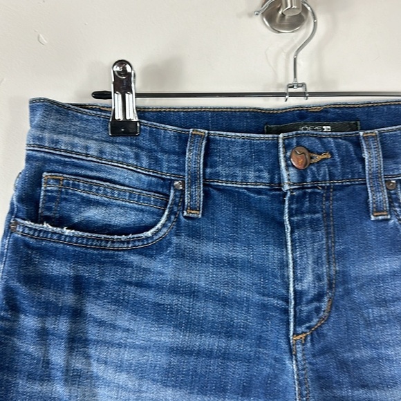 Joe’s Jeans Blue Denim Melodie Cuffed Jean Shorts 28 - Picture 3 of 8